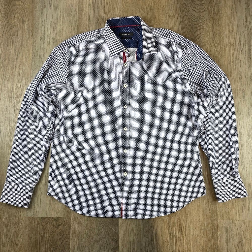 Bugatchi Shaped Fit Button Up Shirt Size XL